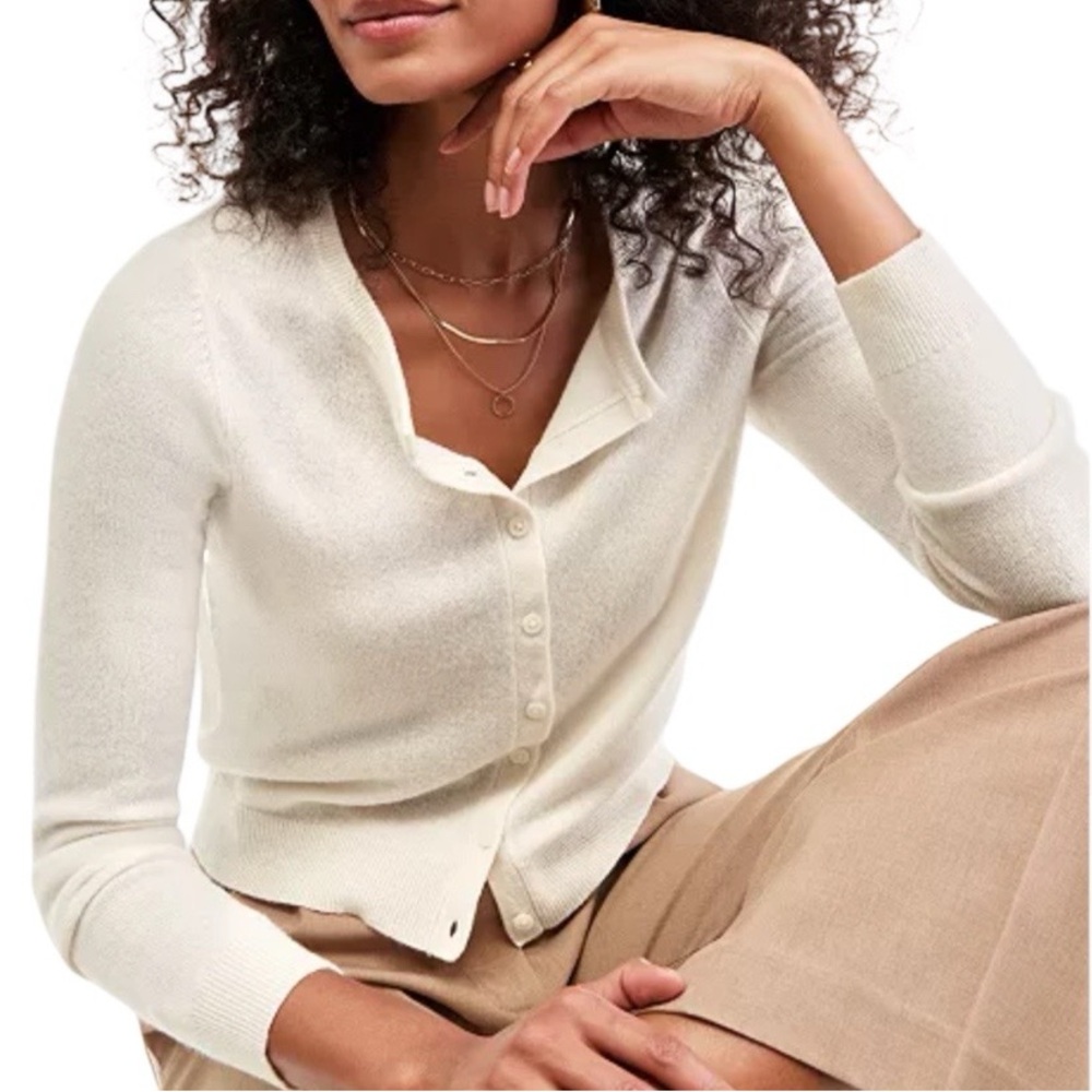 Charter Club Cream Cardigan